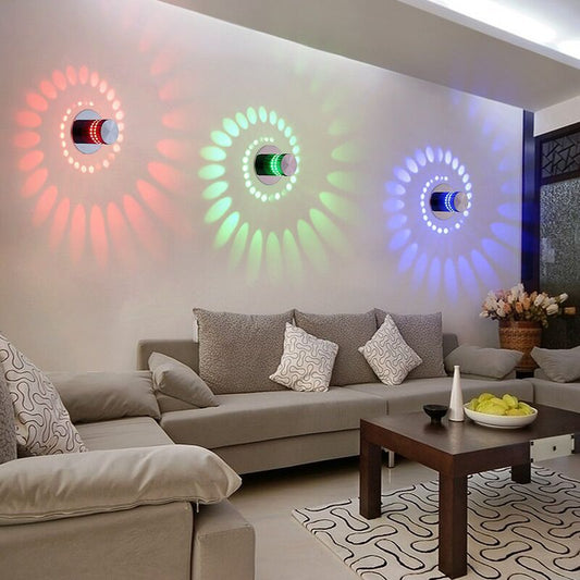 Modern Spiral LED Wall Lamp